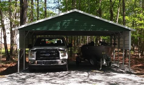 18x20 metal boxed eave carport east texas|18x20 metal carport for sale.